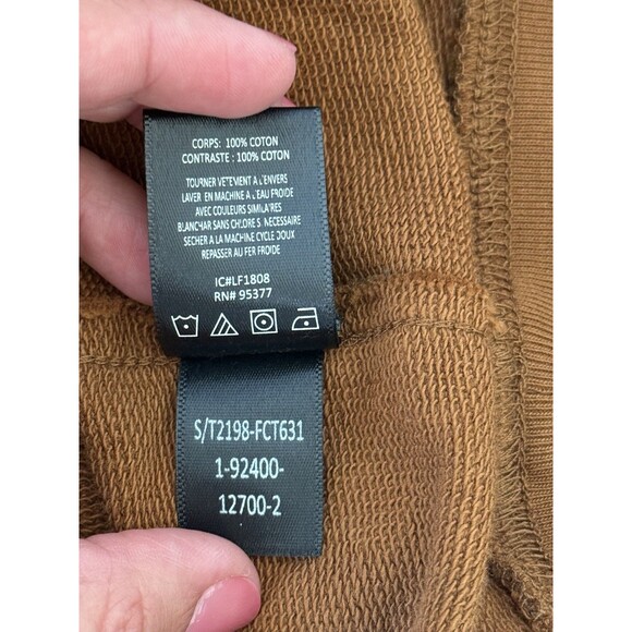 Sanctuary Brown Black Leopard Print NWT Hoodie Animal Print Size Large - Picture 7 of 11